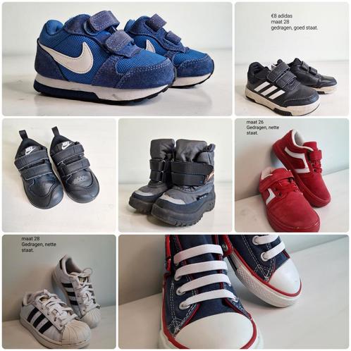 Schoenen jongens maat 21 tot 28, Kinderen en Baby's, Kinderkleding | Schoenen en Sokken, Zo goed als nieuw, Schoenen, Jongen, Ophalen of Verzenden