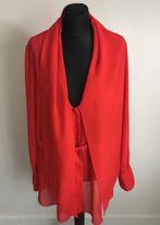 Rode Edgar Vos bloes, maat 44/46, ZGAN, Kleding | Dames, Ophalen of Verzenden, Zo goed als nieuw, Maat 46/48 (XL) of groter, Rood