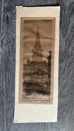 Anton Pieck, hand gesigneerde ets, eigen druk, goede staat!, Verzenden