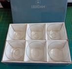 Leerdam glas   6 st  ijs of fruit cups in doos, Verzamelen, Ophalen of Verzenden, Zo goed als nieuw, Overige typen