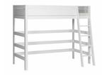 Lifetime Hoogslaper whitewash met matras, Huis en Inrichting, Ophalen, Gebruikt, Hoogslaper, Eenpersoons