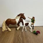 Schleich Paard met Veulen & Verzorgster, Ophalen of Verzenden, Zo goed als nieuw, Overige typen