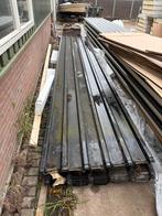 Mooie partij damwandplaten 40 stuks 6,25m. Koop per 20 stuks, Doe-het-zelf en Verbouw, Ophalen, Steen of Klei, Zo goed als nieuw