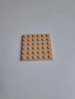 Lego 6x6 plaat beige 1 stuk, Nieuw, Ophalen of Verzenden, Lego, Losse stenen