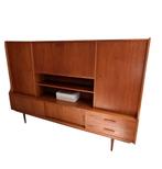 Vintage wandmeubel kast jaren 60, Ophalen of Verzenden, Zo goed als nieuw, 25 tot 50 cm