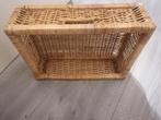 Rieten mand, Huis en Inrichting, Woonaccessoires | Schalen en Manden, Ophalen of Verzenden, Gebruikt, Rechthoekig, Mand