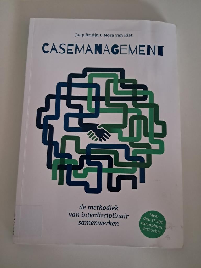 Casemanagement - Jaap Bruijn & Nora van Riet, Boeken, Studieboeken en Cursussen, Ophalen of Verzenden, Gelezen, HBO, Jaap Bruijn & Nora van Riet