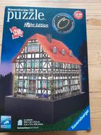 Puzzle puzzel 3d ravensburg met led verlichting vakwerkhuis, Minder dan 500 stukjes, Ophalen of Verzenden, Rubik's of 3D-puzzel