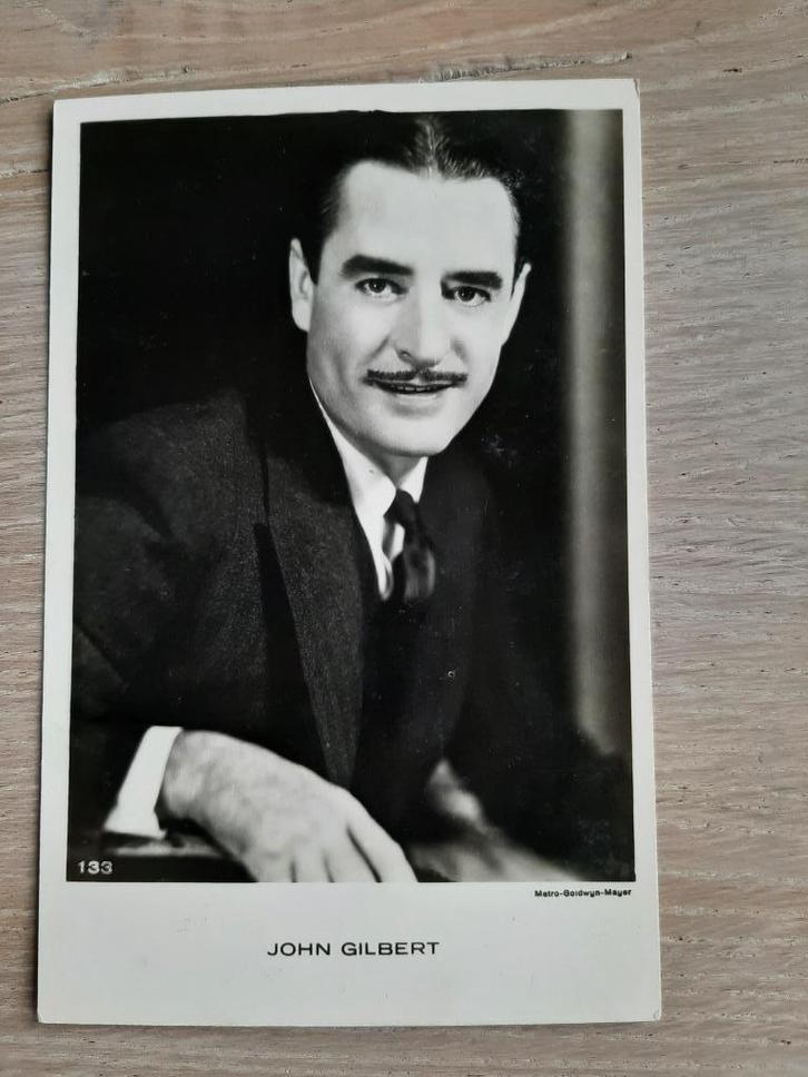oude filmsterren kaart John Gilbert, MGM, jaren 30, Verzamelen, Ansichtkaarten | Themakaarten, Ongelopen, 1920 tot 1940, Sterren en Beroemdheden