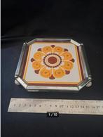 Vintage MCM Trivet Tile stainless steel edging Bakerlite 25, Antiek en Kunst, Ophalen of Verzenden