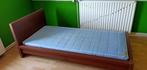 Ikea bed. Bruin, hoog hoofdeinde. Lengte 200cm breed 90cm. H, Huis en Inrichting, Slaapkamer | Slaapbanken, Ophalen, Gebruikt