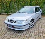 Saab 9-5 Estate 2.3 Turbo Aero Automaat APK NW Motor Bij 226, Zwart, 4 cilinders, 2290 cc, Leder en Stof