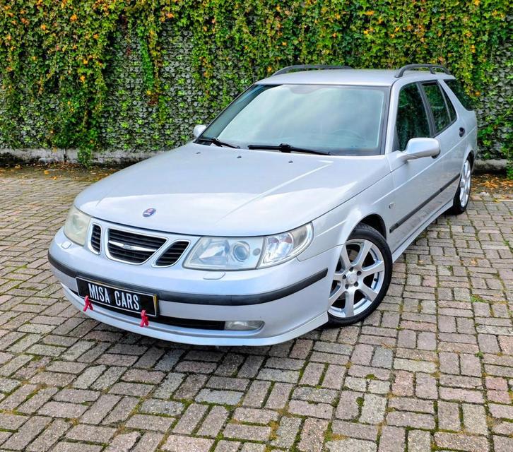 Saab 9-5 Estate 2.3 Turbo Aero Automaat APK NW Motor Bij 226, Auto's, Saab, Bedrijf, Te koop, Saab 9-5, ABS, Airbags, Airconditioning