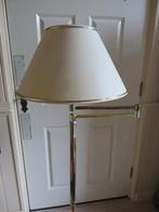 Vintage zwenkarm vloerlamp goud/zwart frame, Ophalen of Verzenden