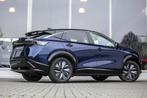 Nissan ARIYA Advance 66 kWh | ACC | Stoel+stuur verw. | 360, 12 maanden, Blauw, Leder en Stof, 63 kWh