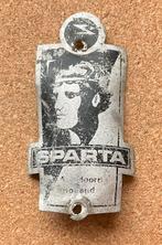 Fiets Balhoofdplaatje - SPARTA Rijwielfabriek Apeldoorn., Verzamelen, Merken en Reclamevoorwerpen, Ophalen of Verzenden, Gebruikt