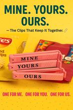 MINE. YOURS. OURS. - Vershoud Clips! Set van 3., Verzenden, Nieuw
