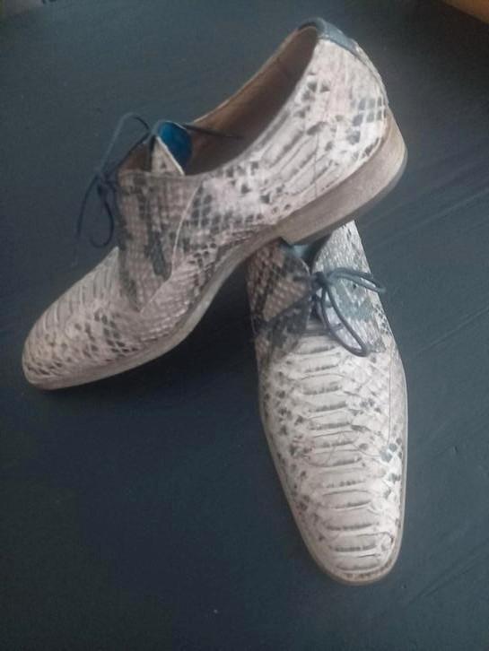 Giorgio Italiaanse, handgemaakte schoenen maat 43,5, Kleding | Heren, Schoenen, Gedragen, Veterschoenen, Overige kleuren, Ophalen of Verzenden