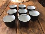 8 zwarte RITUALS thee mokken, Huis en Inrichting, Keuken | Servies, Ophalen of Verzenden, Zo goed als nieuw, Overige stijlen, Kop(pen) en/of Schotel(s)