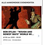 Bob Dylan - AFAS live Amsterdam zitplaatsen te koop 2x, Tickets en Kaartjes, Twee personen, November