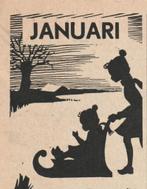 retro reclame 1952 Liga Bergen op Zoom in januari slee, Verzamelen, Retro, Verzenden, Overige typen