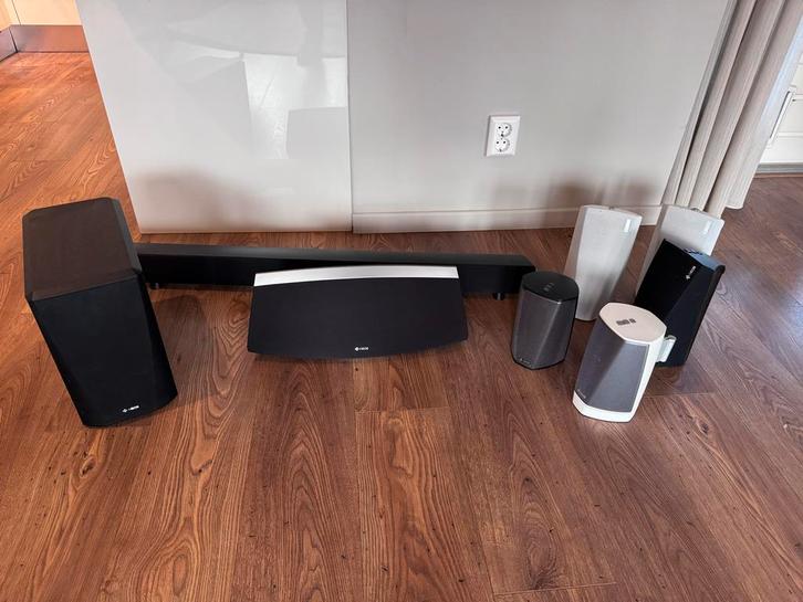 Heos HS2 Speakers Set - Zeer Netjes!, Audio, Tv en Foto, Home Cinema-sets, Zo goed als nieuw, Overige spelers, Soundbar, 70 watt of meer