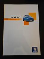 Brochure Peugeot 206 RC 2003, Boeken, Ophalen of Verzenden, Zo goed als nieuw, Peugeot