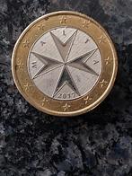 1 euro Malta 2017 met letter F zie foto's, Postzegels en Munten, Munten | Europa | Euromunten, Malta, Ophalen of Verzenden, 1 euro