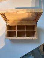 Houten Theedoos met 6 Vakken, Ophalen of Verzenden, Zo goed als nieuw, Overige houtsoorten, Minder dan 50 cm