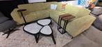 Salontafel Set Marmer Hout Zwart 3 delig Nu €295, Overige materialen, 100 tot 150 cm, Bornsestraat 31, Jarameubeloutlet@hotmail.com