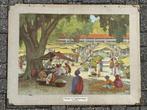 Passer te Pajakoemboeh (Sumatra), Antiek en Kunst, Antiek | Schoolplaten, Ophalen of Verzenden, Aardrijkskunde