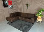 GRATIS LEVERING Hoekbank Donkerbruin 275x200 REFURBISHED, Huis en Inrichting, 250 tot 300 cm, Stof, Hoekbank, Ophalen of Verzenden