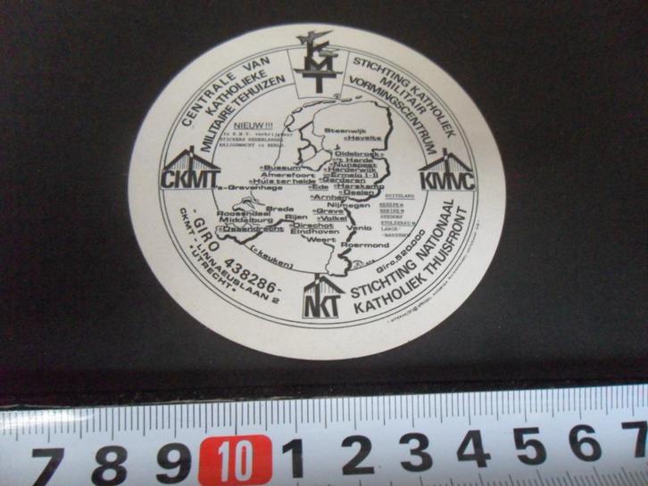 sticker Leger KMT CKMT KMMV NKT Militaire tehuizen AA148, Verzamelen, Stickers, Zo goed als nieuw, Ophalen