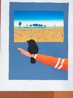 Zeefdruk: Harrie Gerritz 'De Vriendschap'., Antiek en Kunst, Kunst | Litho's en Zeefdrukken, Ophalen