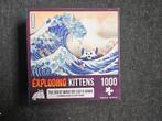 Exploding kittens puzzel 1000 stukjes, Hobby en Vrije tijd, Ophalen of Verzenden, Zo goed als nieuw