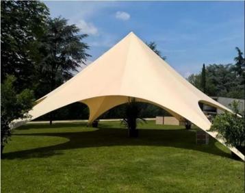 Chique Exclusieve Stertent Starflex. Starshade 14x14m. Creme beschikbaar voor biedingen