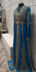 Te koop takchita takshita kaftan caftan Marokkaanse jurk, Galajurk, Blauw, Ophalen of Verzenden, Zo goed als nieuw