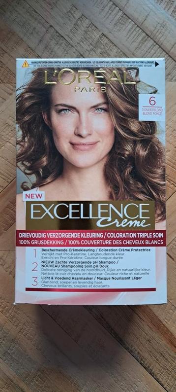L'oréal Excellence creme haarverf 6.0 donkerblond 2x