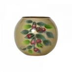 Nieuw, Colmore, emaille, glazen handbeschilderde vaas, Overige kleuren, Colmore, Ophalen of Verzenden, Glas