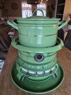 4-pits petroleum stel groen, Ophalen