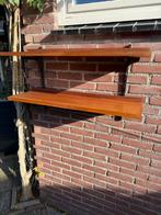Vintage Teak Wandplanken Wandrek - 1970s, Huis en Inrichting, Ophalen of Verzenden, Gebruikt