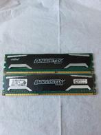 16GB (2x8GB) PC  DDR3 "Crucial" "BALLISTIX sport" 1600MHz, Computers en Software, RAM geheugen, Ophalen, Gebruikt, DDR3, 1600MHz