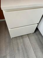2x MALM ladekastjes wit. Ladekast., Ophalen, 1 of 2 laden, Zo goed als nieuw, Minder dan 100 cm