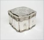 ZILVER - ZILVEREN ANTIEKE KOEKTROMMEL A'DAM 1858, Verzenden, Zilver