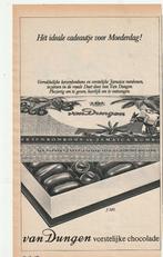 retro reclame 1966 Van Dungen chocolade voor moederdag, Verzenden, Overige typen