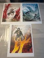 Drie prachtige prints  van 'Het Masker van Fudo' en 'Iz, Meerdere stripboeken, Ophalen of Verzenden, Zo goed als nieuw