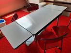 Eettafel en stoelen, Huis en Inrichting, Tafels | Eettafels, Ophalen, Overige materialen, 50 tot 100 cm, Zo goed als nieuw