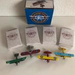 Collectors set van 4 miniatuur dubbeldek vliegtuigen, Ophalen of Verzenden, Nieuw, 1:72 tot 1:144, Overige merken