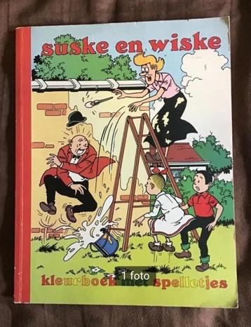Suske en Wiske:kleurboek met spelletjes  beschikbaar voor biedingen