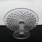 Taartschaal (2) Persglas Art Deco Vintage, Antiek en Kunst, Antiek | Glas en Kristal, Ophalen of Verzenden